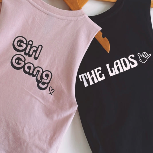 The Lads Muscle Tee :: Black - Tully and the Chief