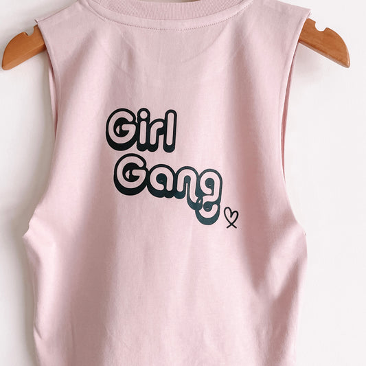Girl Gang Muscle Tee :: Blush - Tully and the Chief